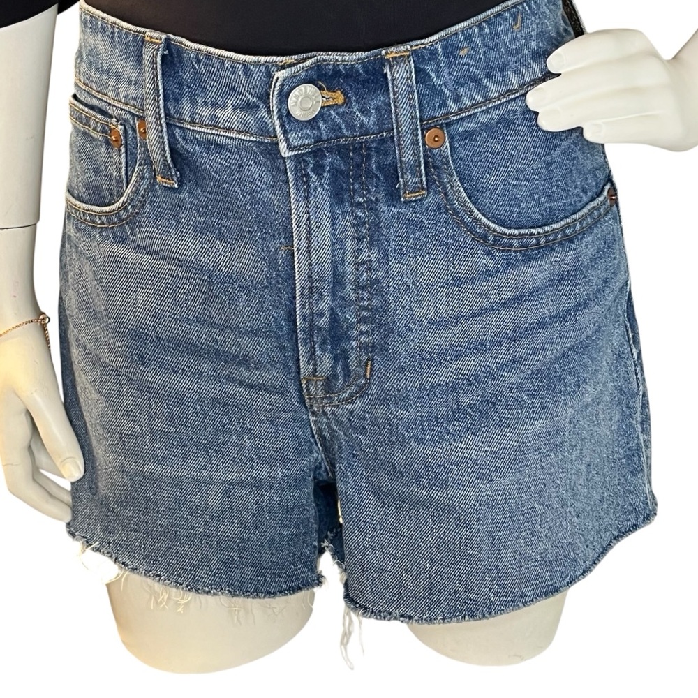 Madewell The Perfect Jean Short Cut Off Denim Shorts Summer Preppy Beach Vacay - Picture 4 of 15